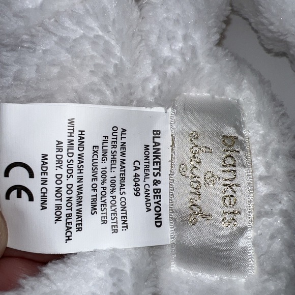 Blankets and Beyond Pink Bunny Rabbit Baby Blanket Lovey 13" NEW. HTF - Picture 4 of 10